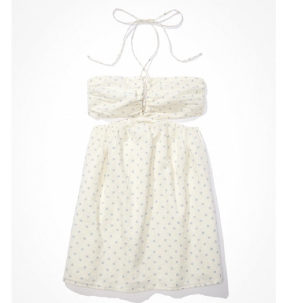 XL halter cut out dress